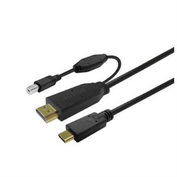 Vivolink Touchscreen Cable 10m HDMI/USB til USB-C